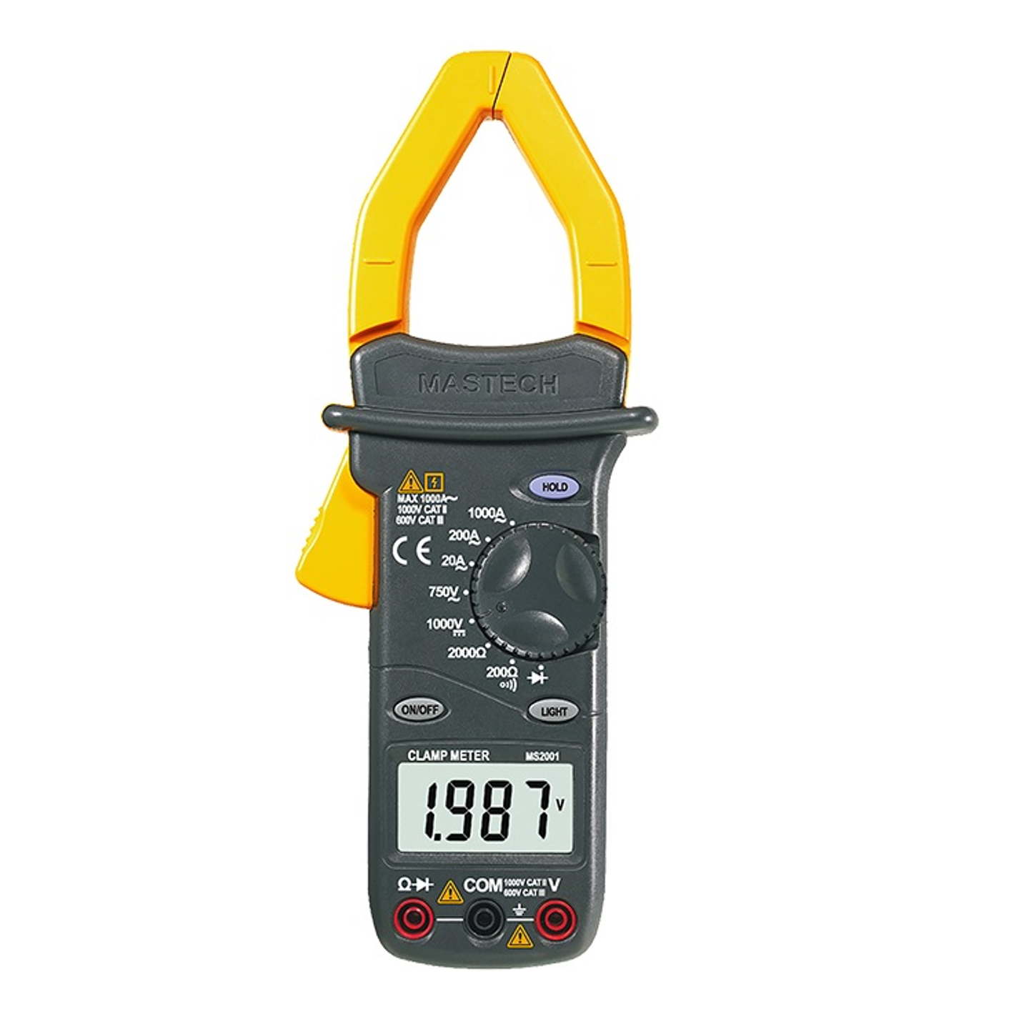 MASTECH MS2001 AC 1000A AC Digital Clamp Meter