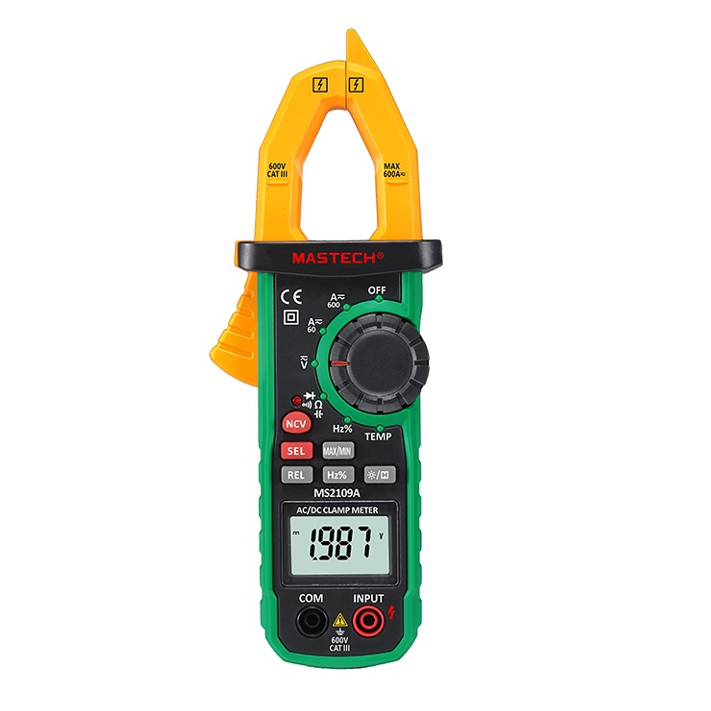 MS2109A 600A  AC/DC Digital Clamp Meter